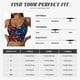 thumbnail image 5 of Fotbe Red And Blue Lightning Sujetador Deportivo Largo sin Aros para Mujer con Almohadillas y Soporte Medio, Transpirable y Absorbente, Camiseta Tipo Chaleco o Tank Top-Small, 5 of 8