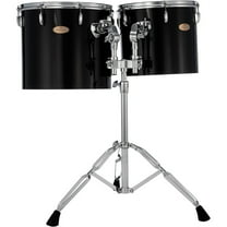 Pearl PTE Concert Series Single Head 13" & 14" Tom Set With BT3 & 7/8" Receiver and T895 Stand 13 x 11 in. , 14 x 12 in. Midnight Black