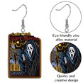 thumbnail image 3 of Pendientes acrílicos de fantasmas, pendientes colgantes de Halloween, pendientes de películas de terror, pendientes colgantes con personajes y texto, pendientes de Halloween, 3 of 5