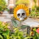 thumbnail image 4 of Girasol de cabeza de calavera Cabeza De Calavera De Girasol De Halloween Decoración De Jardín Estatuas Adornos De Una Sola Cabeza B Magideal Girasol de cabeza de calavera, 4 of 6