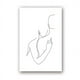 thumbnail image 3 of Pinky Swear One Line Drawing Art Print Minimalist Couple Love Decor Modern Wall Art Canvas Painting Poster Dormitorio Decoración del hogar, 3 of 5