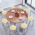 thumbnail image 6 of chaungfeng 13Inch Bar Stool Cushions, Round Soft Seat Cushion, Anti Slip Circle Stool Cushions,Detachable Chair Cushion with Elastic Bands, for Office Dining Kitchen Living Room Beige, 6 of 8