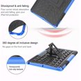 thumbnail image 3 of Slim Heavy Duty Shockproof Rugged Drop Protection Cover Built-in Stand for New Apple iPad 10.2-inch 2019 Release, 3 of 7