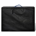 thumbnail image 4 of vidaXL Black Foldable Massage Table 2 Zones with Aluminum Frame, 4 of 6