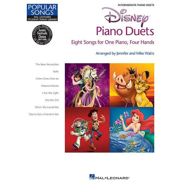 Disney Piano Duets Hal Leonard Student Piano Library Popular Songs
