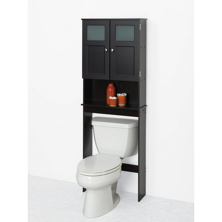 Utex 3-Shelf Bathroom Organizer Over The Toilet Bathroom Spacesaver Espresso