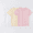 White, Beige, Pink, variant on Boys T Shirts Toddler Kids 3 Pack Cotton Crew Neck Short Sleeve clothes, Sizes 2T-12