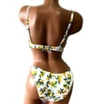 thumbnail image 3 of Victoria's Secret White Lemon Push Up Swim Set Bikini Top Bottom 2 Piece 38D-Large NWT, 3 of 3