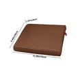 thumbnail image 3 of sruoe Seating Cushions, Seat Pads for Kitchen Chairs, Cushion Seat Pads, Chair Cushions, Square Thickened Soft Stool Cushion, Indoor Outdoor Seat Pad for Home, Dining, Office, 3 of 6