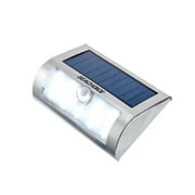 Seachoice 03704 Solar Side-Mount Stainless 4 inch LED Dock Light, Cool White