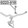 thumbnail image 2 of Febest FRONT STABILIZER LINK / SWAY BAR LINK # 0223-010 OEM 54618-0W001, 2 of 2