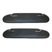 Outland Replacement Sun Visors Charcoal; 72-86 CJ models 391330115