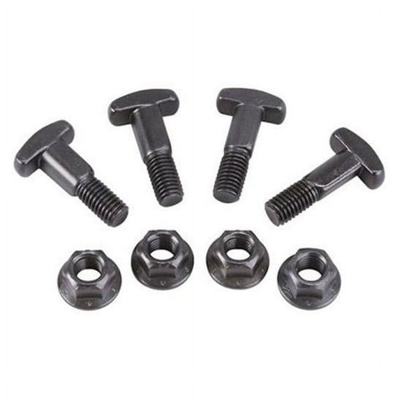 Speedway Motors Mustang II Upper Control Arm T-Bolts, Original Design, Easy Install, Set of Four with Nuts, Bolt Length 2-1/8", Ideal for Street Rod Front End, Perfect Fit with 1/2"-13 TPI Thread Size