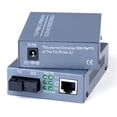 thumbnail image 1 of Gigabit Single-mode Single-fiber Optical Fiber Converter Transmitter Receiver Set SC, 1 of 8