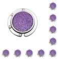 thumbnail image 3 of Toystoory Colgadores de plegables para bolsos Sujeta el bolso de forma segura mientras disfrutas de una comida o socializas Simple purple púrpura 10piezas, 3 of 6