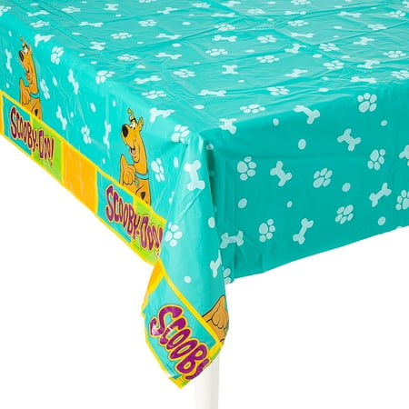 54" x 108" Scooby-Doo Party Plastic Tablecloth