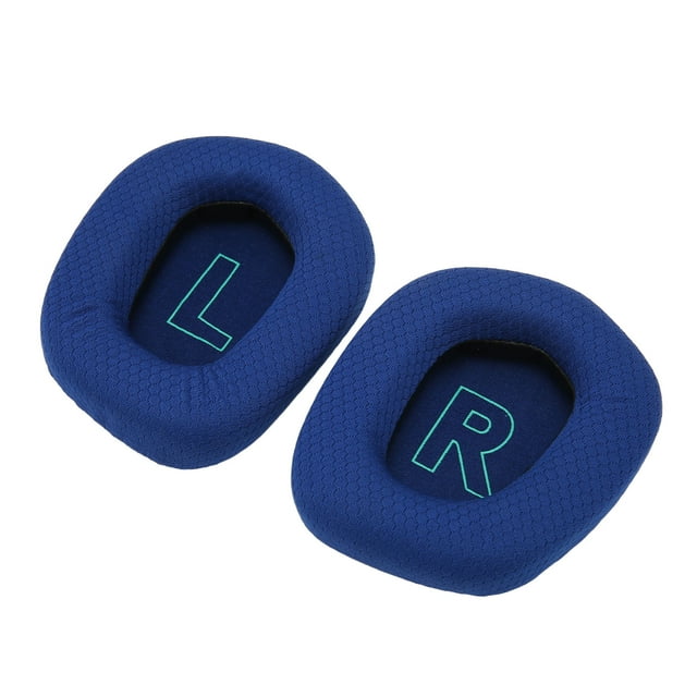 Almohadillas para los oídos, transpirables, cómodas, elásticas, de repuesto para auriculares Logitech G733, color azul