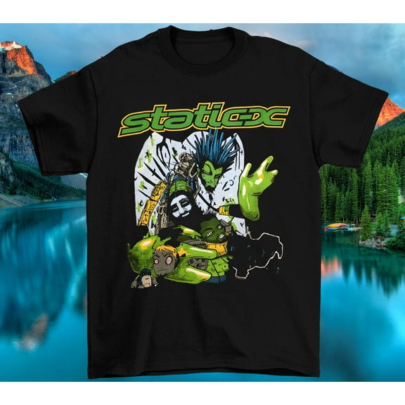 Static X Black T Shirt Men And Women Size S M L 234XL