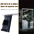 thumbnail image 5 of PCIe SATA Card 12/16/20 Ports, PCIe to SATA 3.0 Controller Expansion Card, Support HDD SSD 6Gbps, 5 of 7