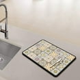 thumbnail image 4 of Kitchen Drying Mat Water Absorbent Heat Resistant Non Slip Dish Drainer Meal Placemat, 4 of 6