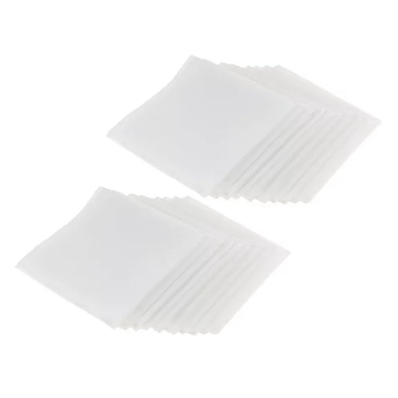 20pcs Pure Cotton White Hankies DIY Hand Painted Square