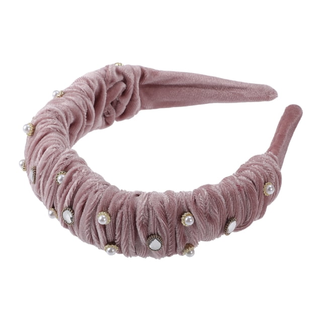 Diadema de Cristal de Imitación Unique Bargains Rosa 1.57 pulgadas