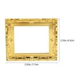 thumbnail image 4 of 6Pcs Miniature Photo Frames Golden for Mini House Decors and Model Building, 4 of 9