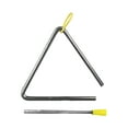 thumbnail image 2 of Metal Triangle with Striker Hand Percussion Musical Instrument for Kids Education Entertainment 5 Inch, 2 of 12