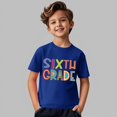 thumbnail image 6 of UACY Girls Sixth Grade Back to School T Shirt Short Sleeve Crew Neck Cotton Casual Summer Graphic Tee (Blue, 12-13 Years), 6 of 6