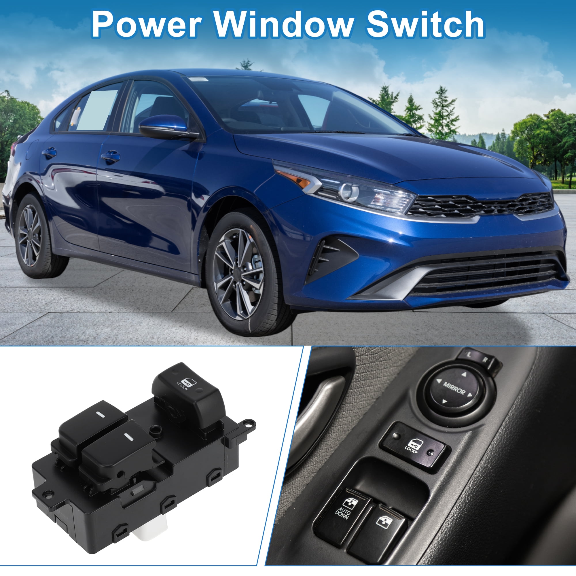 Unique Bargains Master Power Window Switch 935701M700 for Kia Forte 2010-2013