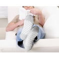 thumbnail image 4 of 6 Pairs Non-Binding Loose 3XL Crew Sock (Gray 10-13) Non-Slip Socks for Men & Women (Gray 10-13), 4 of 5