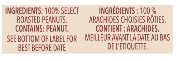 Kraft Only Peanuts All Natural Crunchy Peanut Butter, 750g (4 Pack)