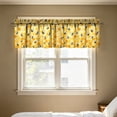 thumbnail image 7 of Feledorashia Kitchen Curtains, Window Curtains, 2D Printed Short Panels Washable Decorative Kitchen Window Treatments, Polyester Fabric, Light Filtering, Durable and Easy Care, 7 of 7