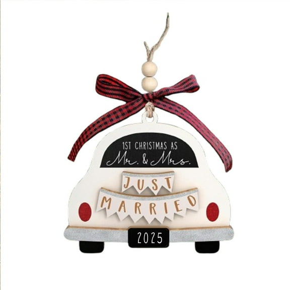 Wovilon New Wooden Christmas Hanging Ornaments Personalized Wooden Ornaments Christmas Souvenirs Holiday Products Christmas Gifts