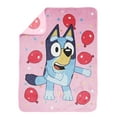 thumbnail image 2 of Bluey Balloon Party 46" x 60" Throw Blanket, Kids, Pink, Microfiber, BBC Studios, 2 of 8