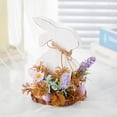 thumbnail image 4 of TIELUTT Easter Bunny Decoration Wooden Table Centerpiece Rabbit Easter Tabletop Spring Decoration Flute Ornament Special Christmas Ornament Ornament Packs Daughter Christmas Ornament Ornament Set wit, 4 of 8