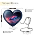 thumbnail image 2 of Neon Mirage Urn For Ashes For Women - Adult Urns For Human Ashes Men - Heart Cremation Urns For Human Ashes - Adult Heart Cremation Urns For Human Ashes - Urns For Ashes Adult Male (Size -3inch, 2Pc), 2 of 5