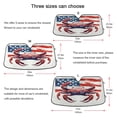 thumbnail image 5 of American Flag and Crab Car Windshield Sun Shade Foldable Car Front Window Visor Heat and UV Protection 55x27.6, 5 of 8
