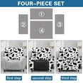 thumbnail image 6 of HELLHERO Cow Print Recliner Seat Covers for Reclining Chair Non Slip Fitted Recliner Couch Covers That Stay in Place, Home Decor, Easy to Install, 6 of 8