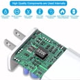 thumbnail image 3 of Cargador de pared tipo C de 33 W DABUSTAR con cable USB-C de 6 pies, 3 of 7