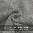 thumbnail image 4 of JIATER Pack of 2 Throw Pillow Covers Chenille Decorative Couch Pillow Covers,18x18,Charcoal, 4 of 6