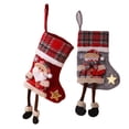 thumbnail image 4 of Moyic Muñeco de nieve, medias de Navidad, regalo de dibujos animados, embalaje, calcetines, colgador de árbol de Navidad, bolsa de regalo, colgante, Kits de decoración para fiestas Papá Noel Moyic HA068978-01, 4 of 6