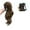 Light Brown, variant on synthetic wig Y2K Hotties Girls Long Fluffy Curly High Ponytail Grab Wig Elegant Women Half Waterfall Clip-on Hair Extensions