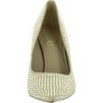 thumbnail image 3 of Sam Edelman Womens Antonia Glitz Faux Suede Embellished Pumps, 3 of 3