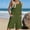 Army Green, variant on Womens Short Sets 2 Piece Vacation Outfits Sleeveless Tank Top and Shorts Matching Set with Pockets, Black