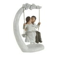 thumbnail image 3 of Escultura de amante, estatua de pareja en columpio, figura de escritorio romántica, adorno artesanal de resina para dormitorio de inauguración de casa, 3 of 8