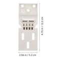 thumbnail image 2 of Mobutofu Smooth Opening And Closing Hinges For Plastic For DIY Projects 1Pack, 2 of 8