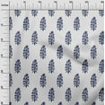 thumbnail image 3 of oneOone Cotton Poplin Twill White Fabric Asian Block Floral Sewing Craft Projects Fabric Prints By Yard 56 Inch Wide, 3 of 4