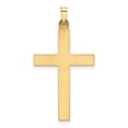 thumbnail image 4 of 14k Yellow Gold Hollow Cross Pendant Charm, 4 of 4