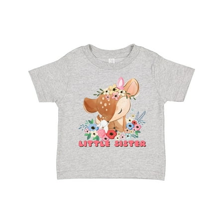

Inktastic Little Sister Deer Gift Toddler Toddler Girl T-Shirt